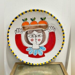 Giovanni Desimone Signed Hand Painted Italian Midcentury Ceramic Pottery